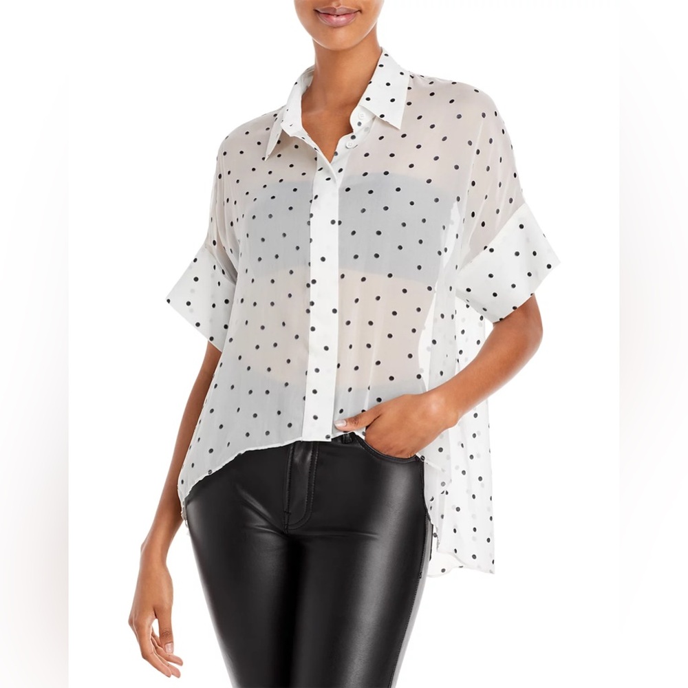 Alice + Olivia Edyth High-Low Top